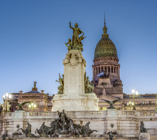 Congress Square in Buenos Aires