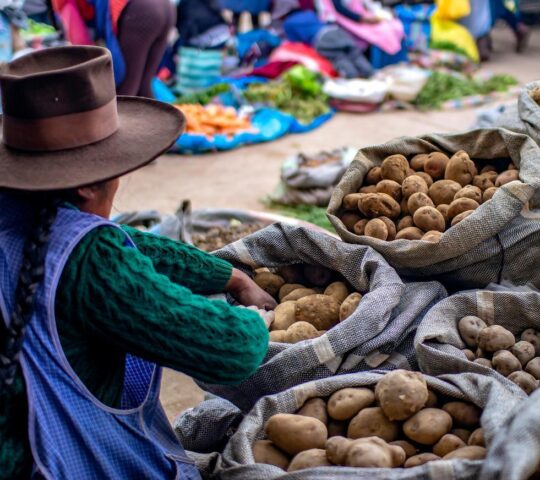 Mercado Vinocanchon, one of Cusco's largest markets