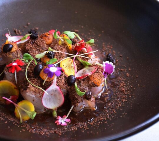 Peru's national dish, Ceviche, in 'New Peruvian' style