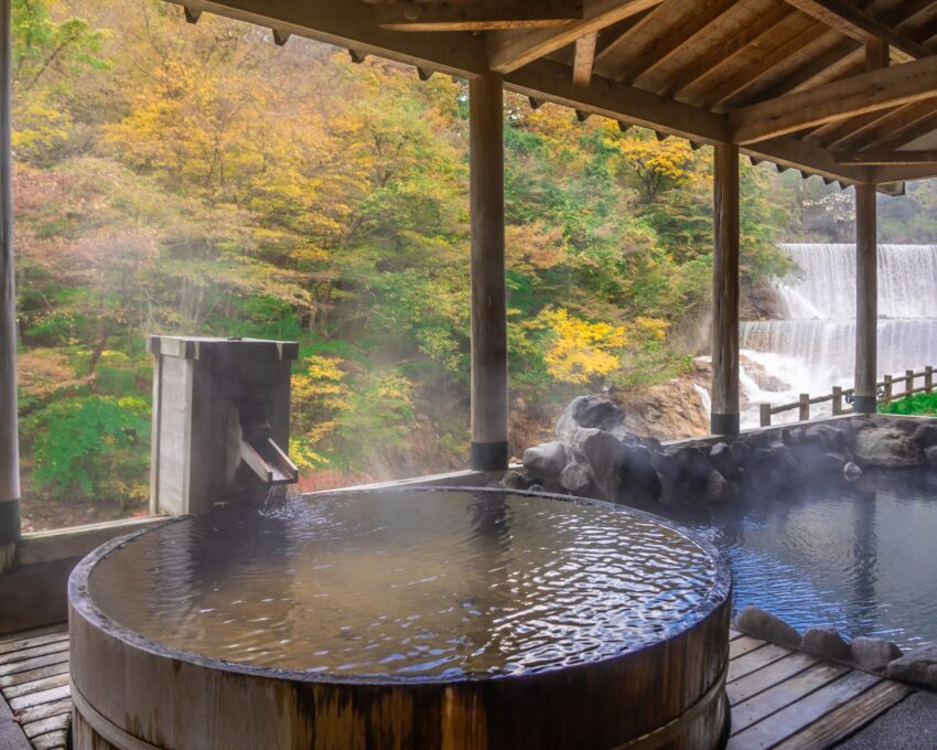 Stay near Yamanaka and Yamashiro at a traditional Japanese ryokan
