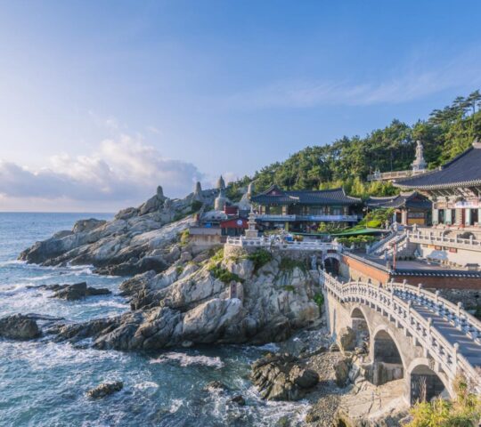 The seaside town of Busan