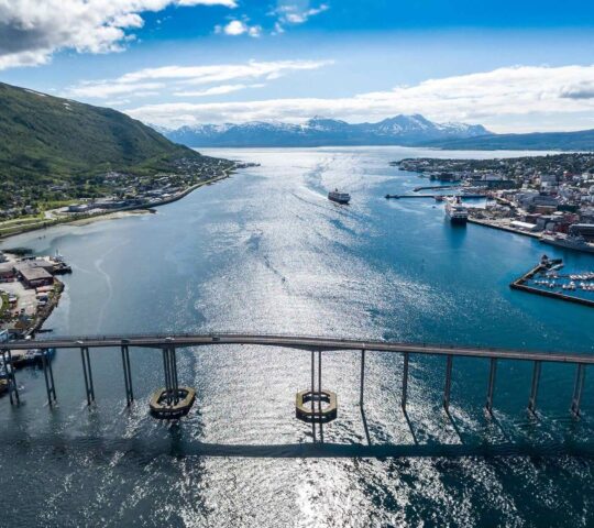 Tromso in the summer sun