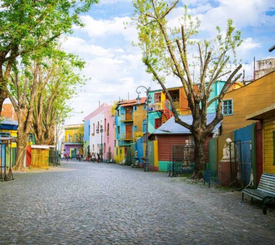Explore the colourful streets of La Boca in Buenos Aires