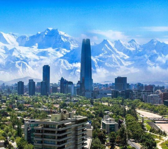 The stunning Chilean capital, Santiago
