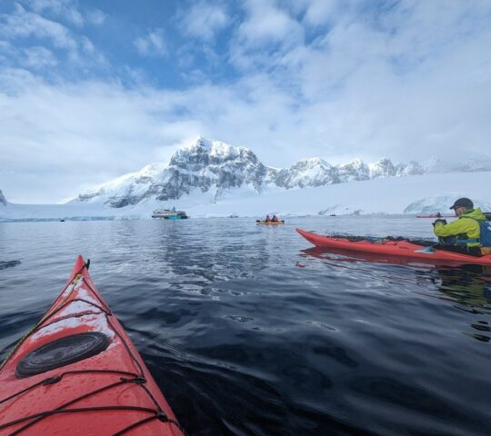 A kayaking adventure through Antarctica's icy waters