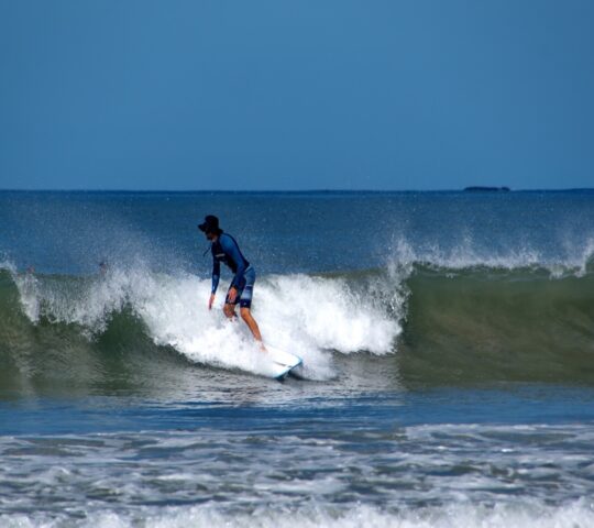 Surfing the waves of Punta Islita