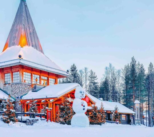 Visiting Santa Claus Village in Rovaniemi