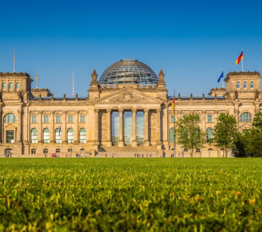 Soak up the sight of the magnificent Reichstag in Berlin