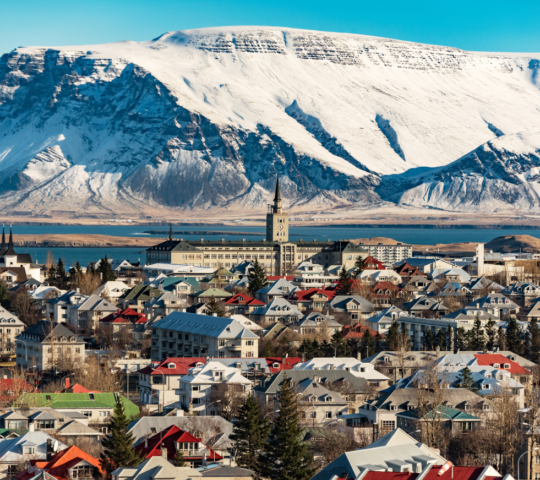 View of Reykjavik, Iceland's capital city