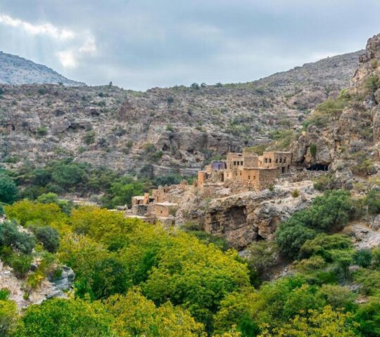 Explore the ruins of traditional mountain villages
