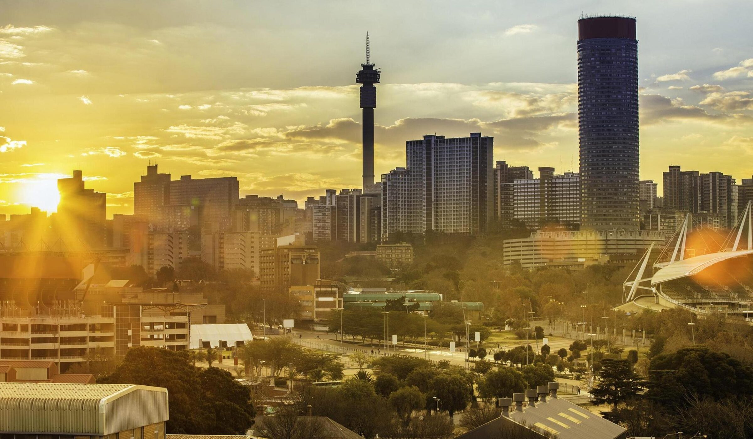 Overnight in Johannesburg