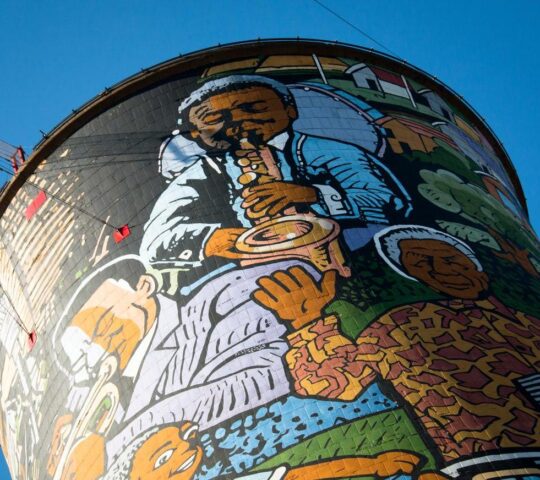 Johannesburg's streets are filled with artwork