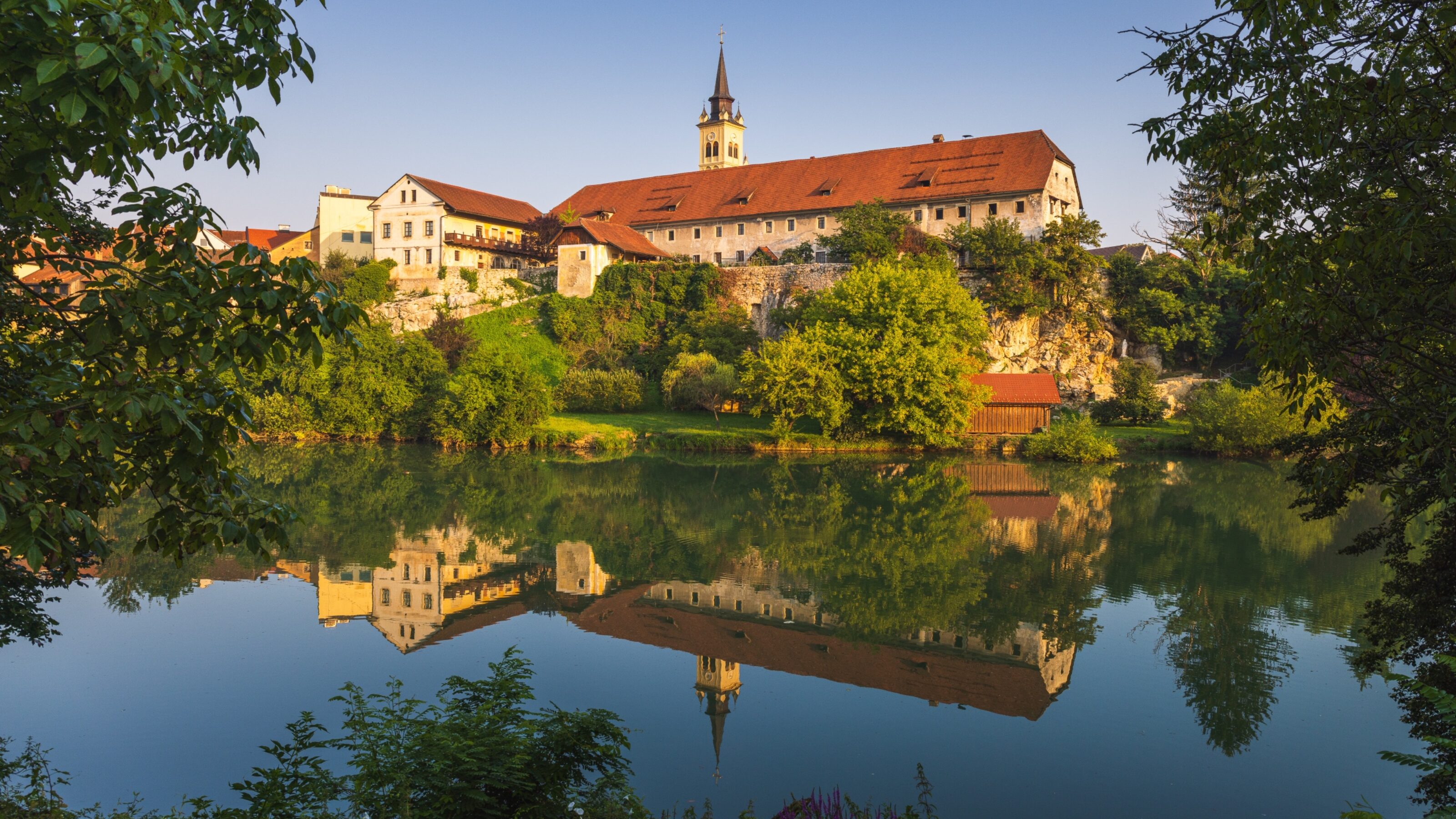 Novo Mesto, the seventh-largest city of Slovenia.