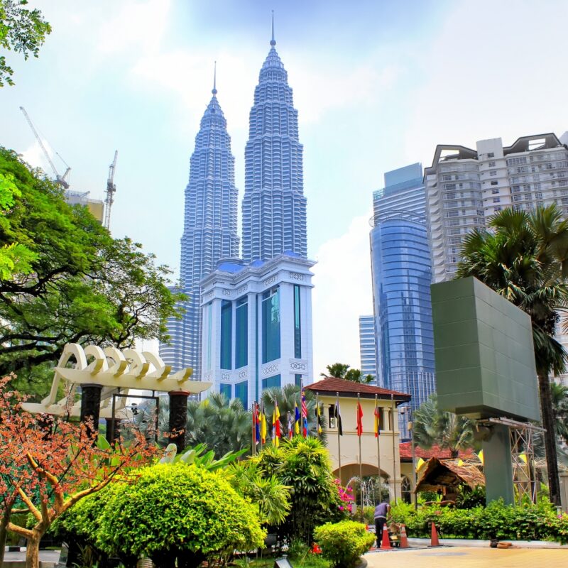 The panorama Kuala lumpur skyline, Malaysia, Asia