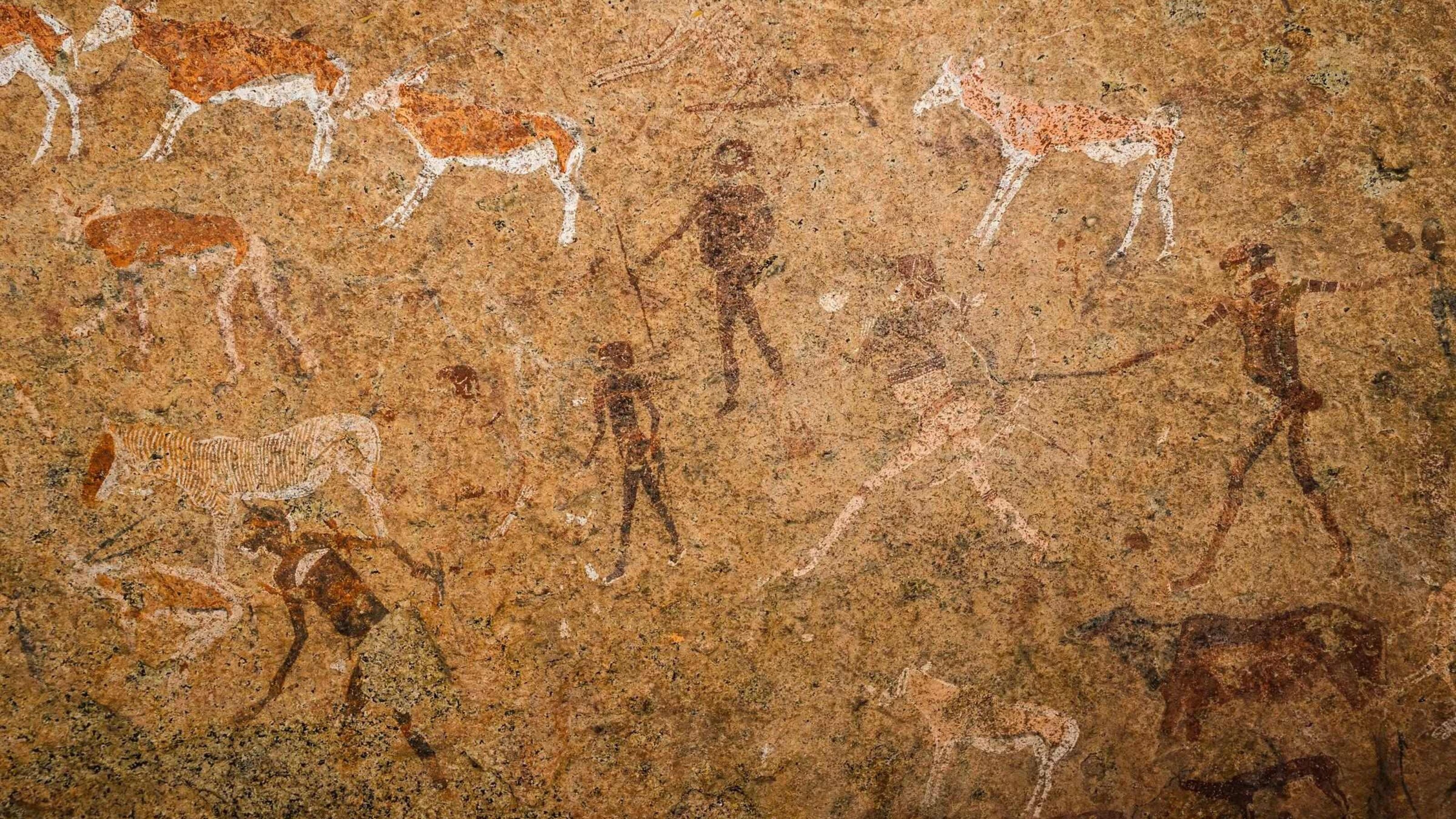 White Lady of Brandberg Cave Painting Damaraland, Namibia