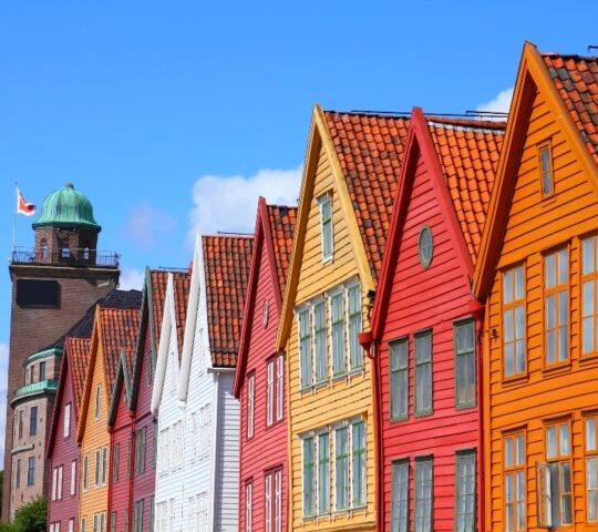 Bergen's colourful architecture