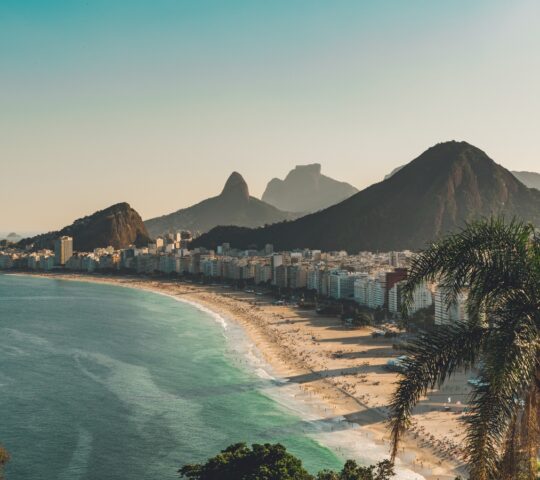 View of Copacabana Beach in Rio de Janeiro