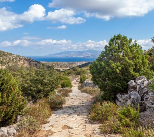 The Byzantine path was constructed over 1,000 years ago