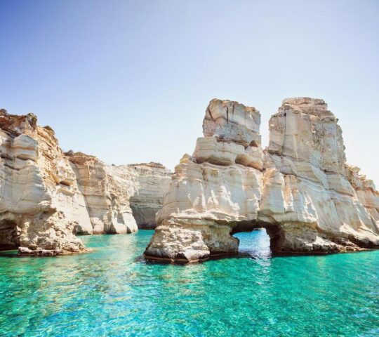 Kleftiko Bay in Milos
