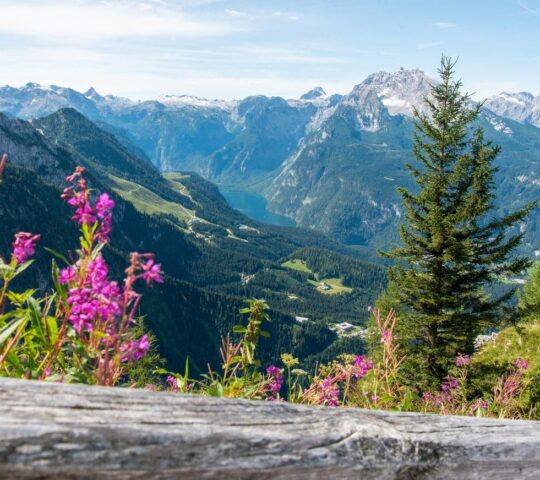 The view from the Kehlsteinhaus or Eagles Nest