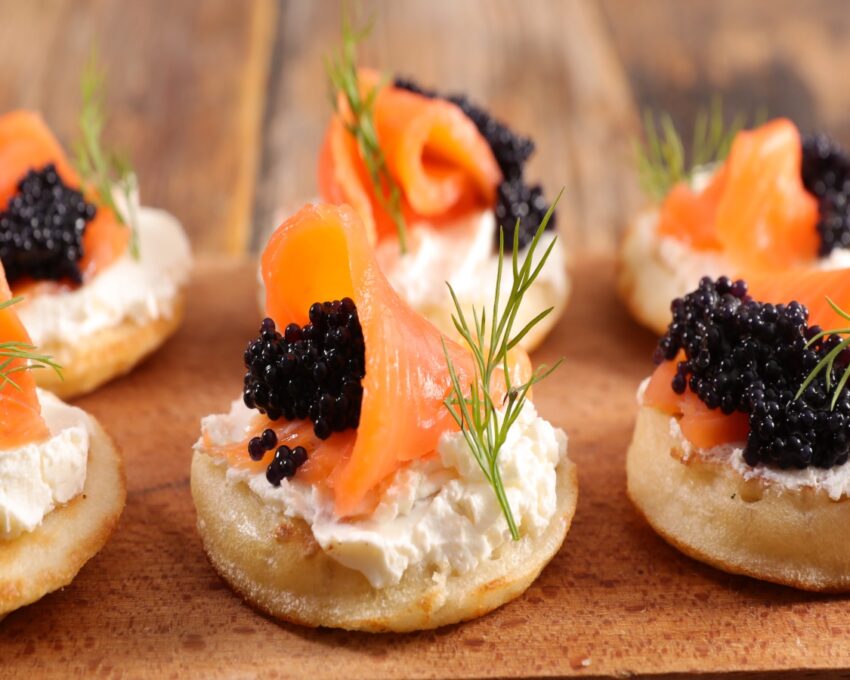 A seasonal dinner at Pine Bay Lodge