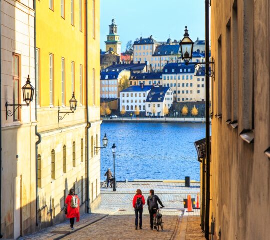 Exploring the streets of Stockholm