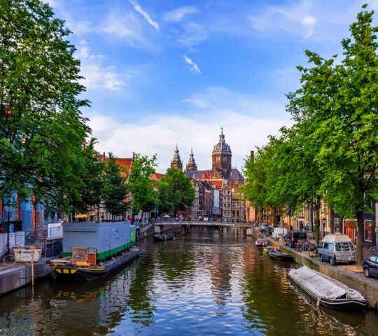 Explore the canals of Amsterdam