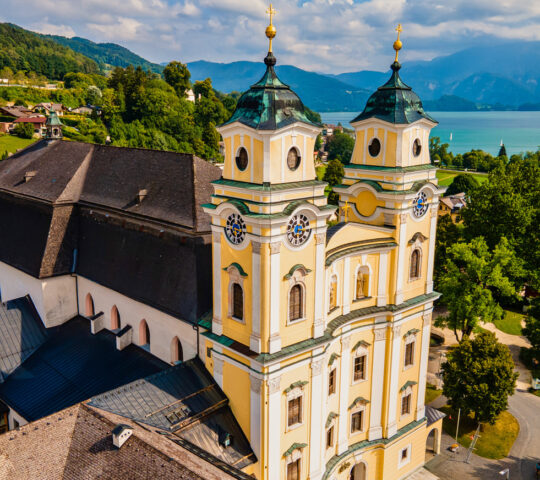 In The Sound of Music, Maria marries Georg in the Basilika St. Michael