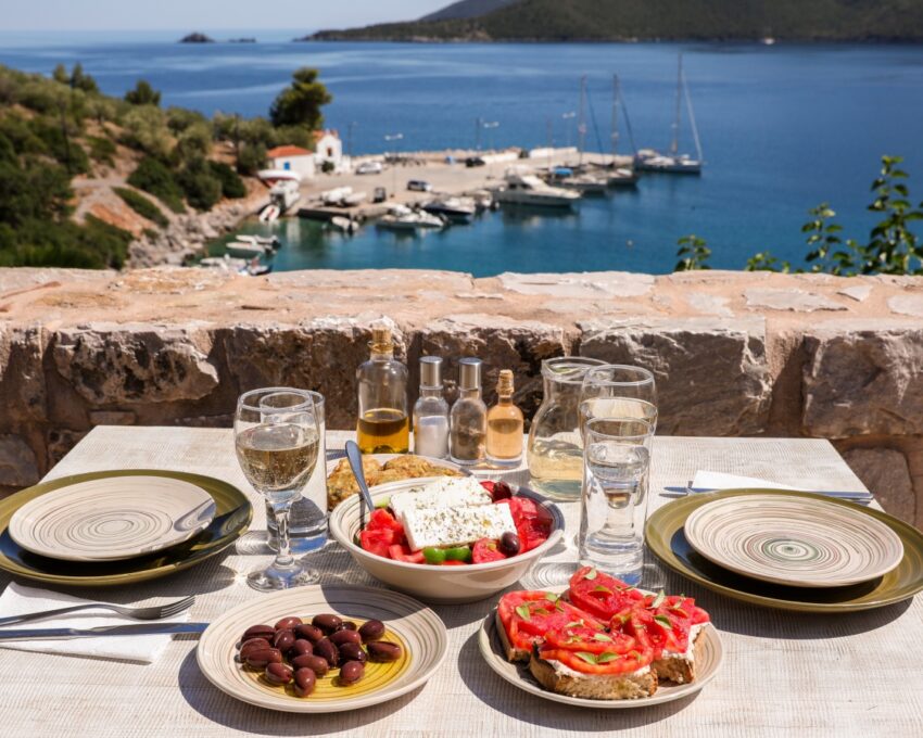 Santorini food and wine experience