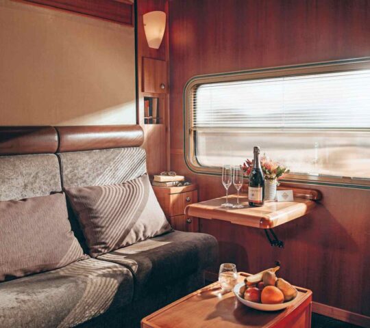 Soaking up the views aboard The Ghan
