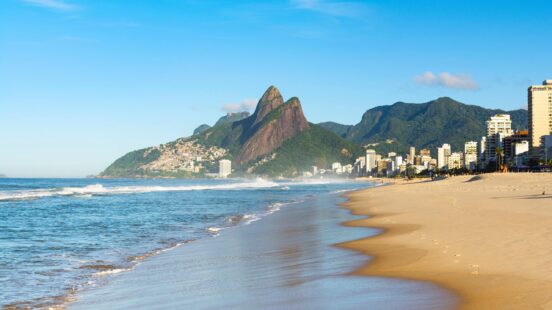 Ipanema beach in Rio de Janeiro