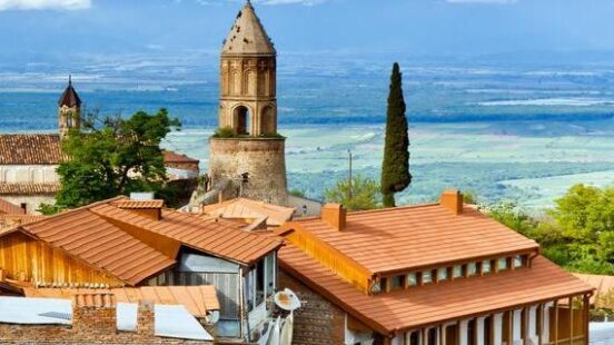 The village of Sighnaghi in Kakheti, Georgia