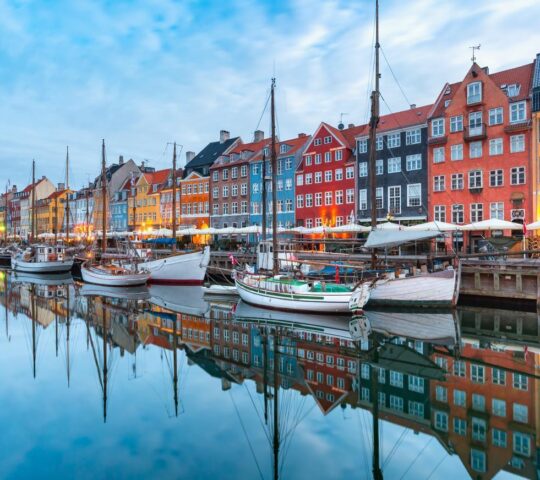 Nyhavn's colourful houses are one of Copenhagen's most iconic views