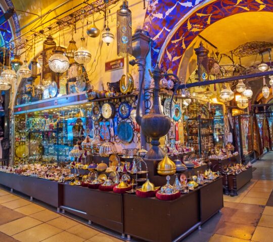 Wander through the Grand Bazaar in Istanbul