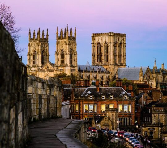 The city of York is characterised by its Roman walls