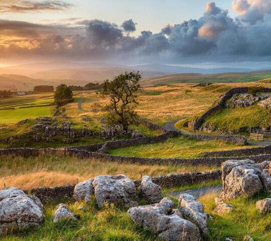 The Yorkshire countryside is famously beautiful