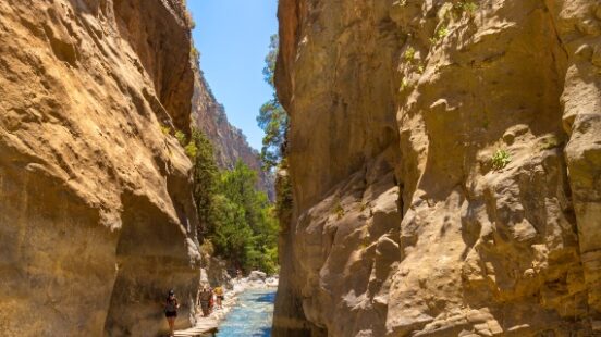 Samaria Gorge in Crete