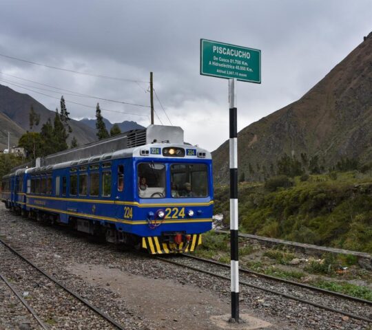 The Vistadome train can take you to and from Machu Picchu