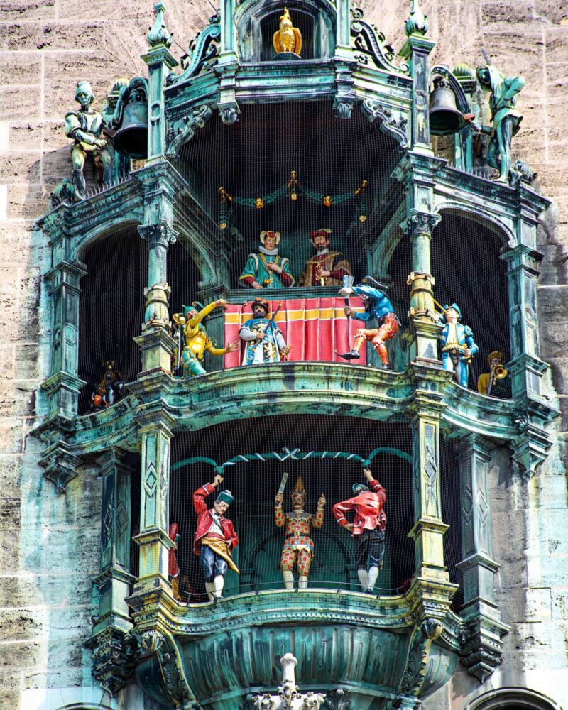 Chimes at the town hall in Munich