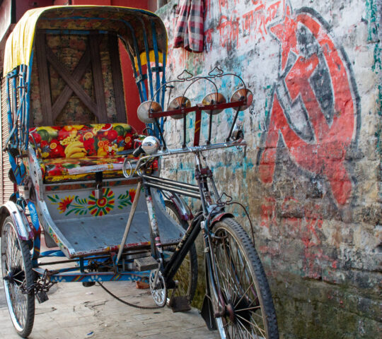 Go exploring on a rickshaw