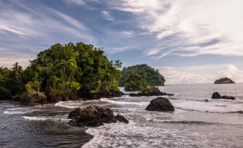 Beach at Manuel Antonio National Park in Costa Rica