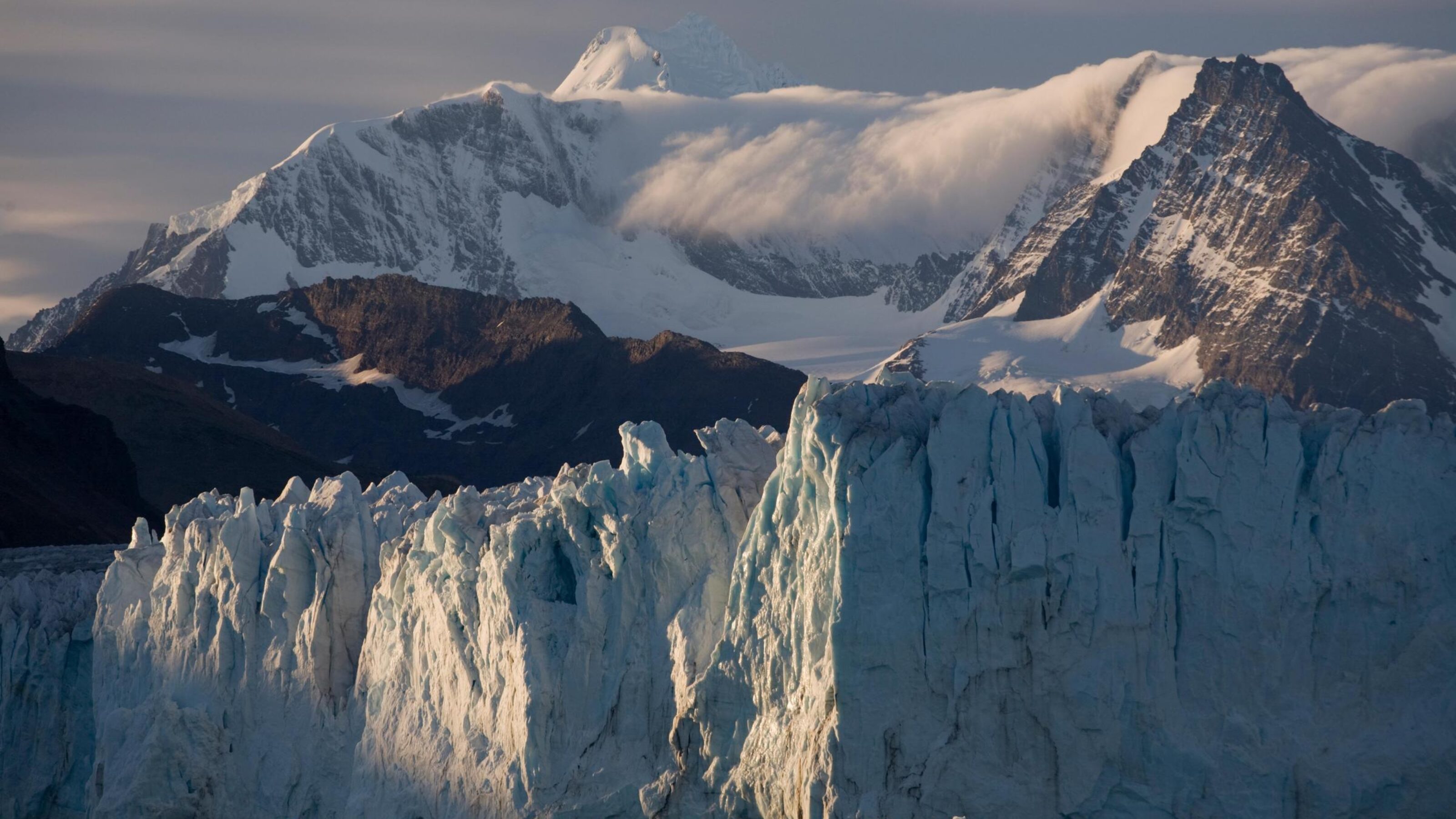 Nordenskjold Glacier on South Georgia Island, Antarctica.