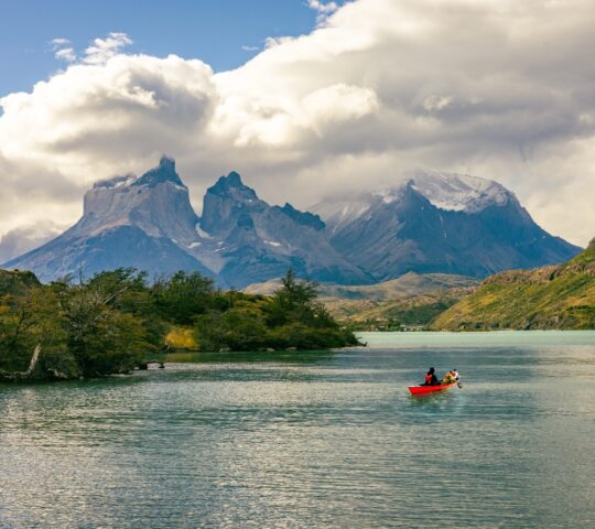 Kayaking along the Chilean Lake District