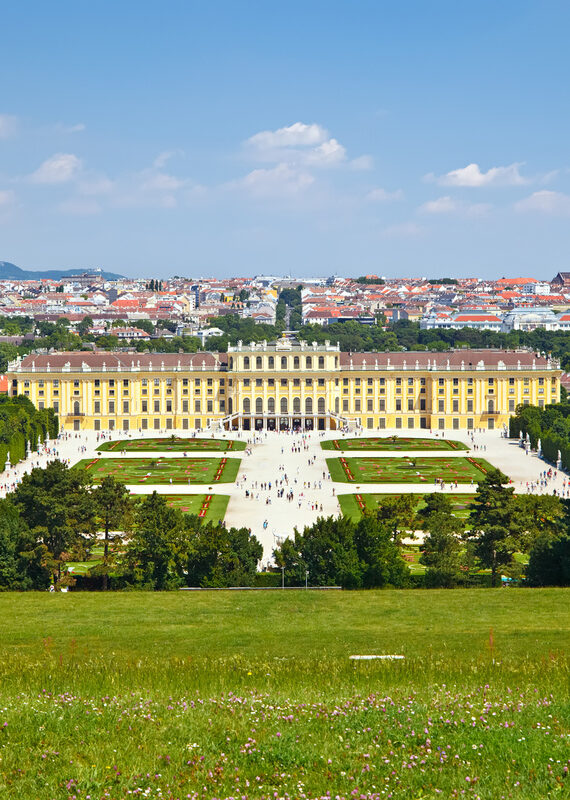 Schonbrunn Palace in Vienna, Austria - Baroque style