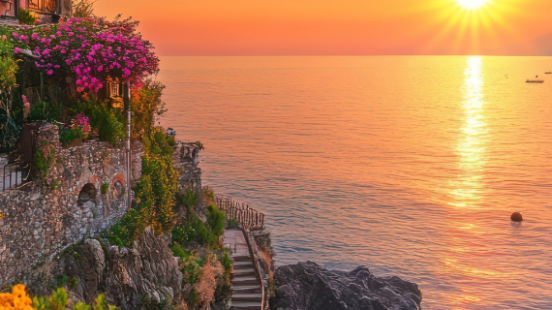 Take a sunset cruise on the Italian Riviera, Italy