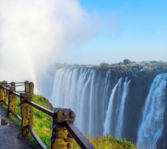 See the sheer spectactle of Victoria Falls up close