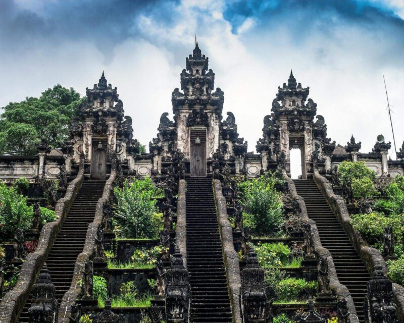 Pura Lempuyang Luhur temple in Bali