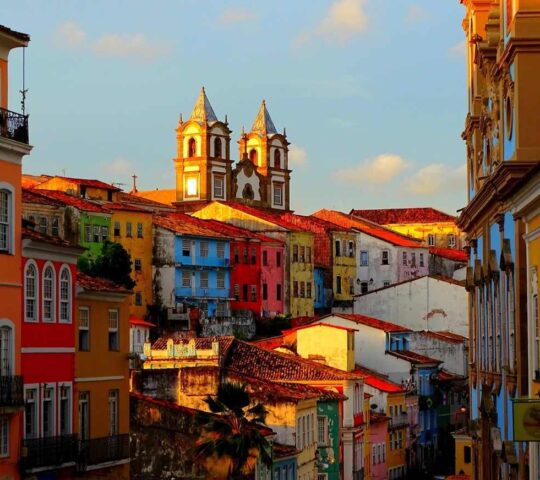 Salvador is famous for its colourful architecture