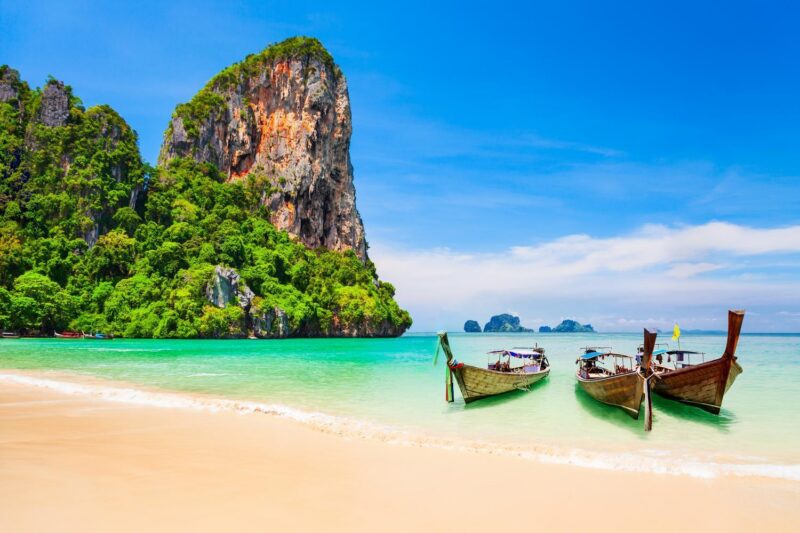 Clear water beach in Thailand thailand, beach, phuket, island, landscape, sea, krabi, travel, tropical, asia, nature, boat, summer, ocean, blue, vacation, water, beautiful, bay, ko, samui, koh, tao, pattaya, andaman, railay, tourism, thai, coast, phi, paradise, phangan, chang, rock, exotic, railay, destination, maldive, lipe, phi-phi, lanta, nobody, shore, scenery, sand, seascape, clif Boats at the beauty beach with limestone cliff and crystal clear water in Thailand