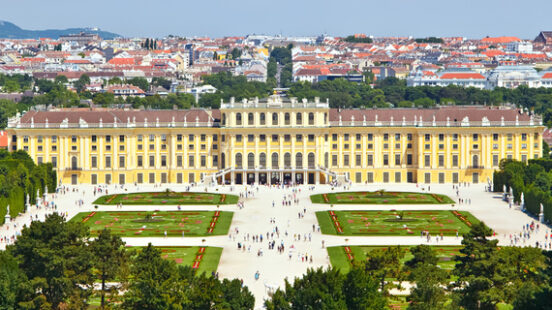 Views of the Schönbrunn Palace Vienna